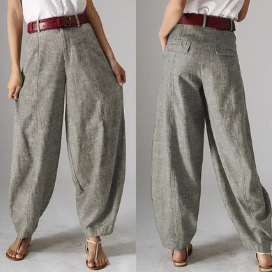 ZANZEA Vintage Baggy Cropped Pants